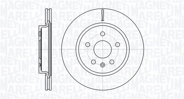 MAGNETI MARELLI Тормозной диск 361302040102